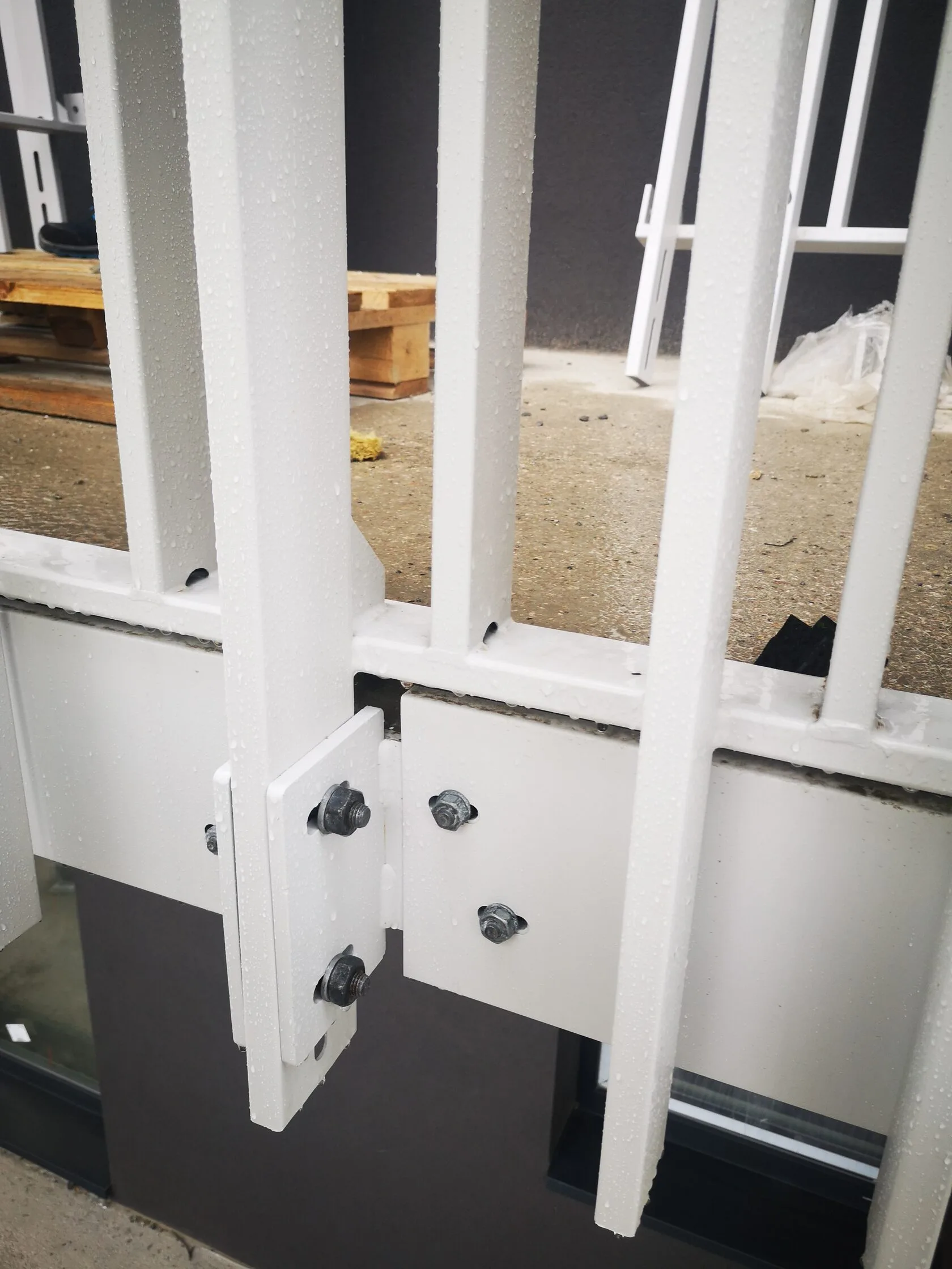 Balustrady budynku mieszkalnego