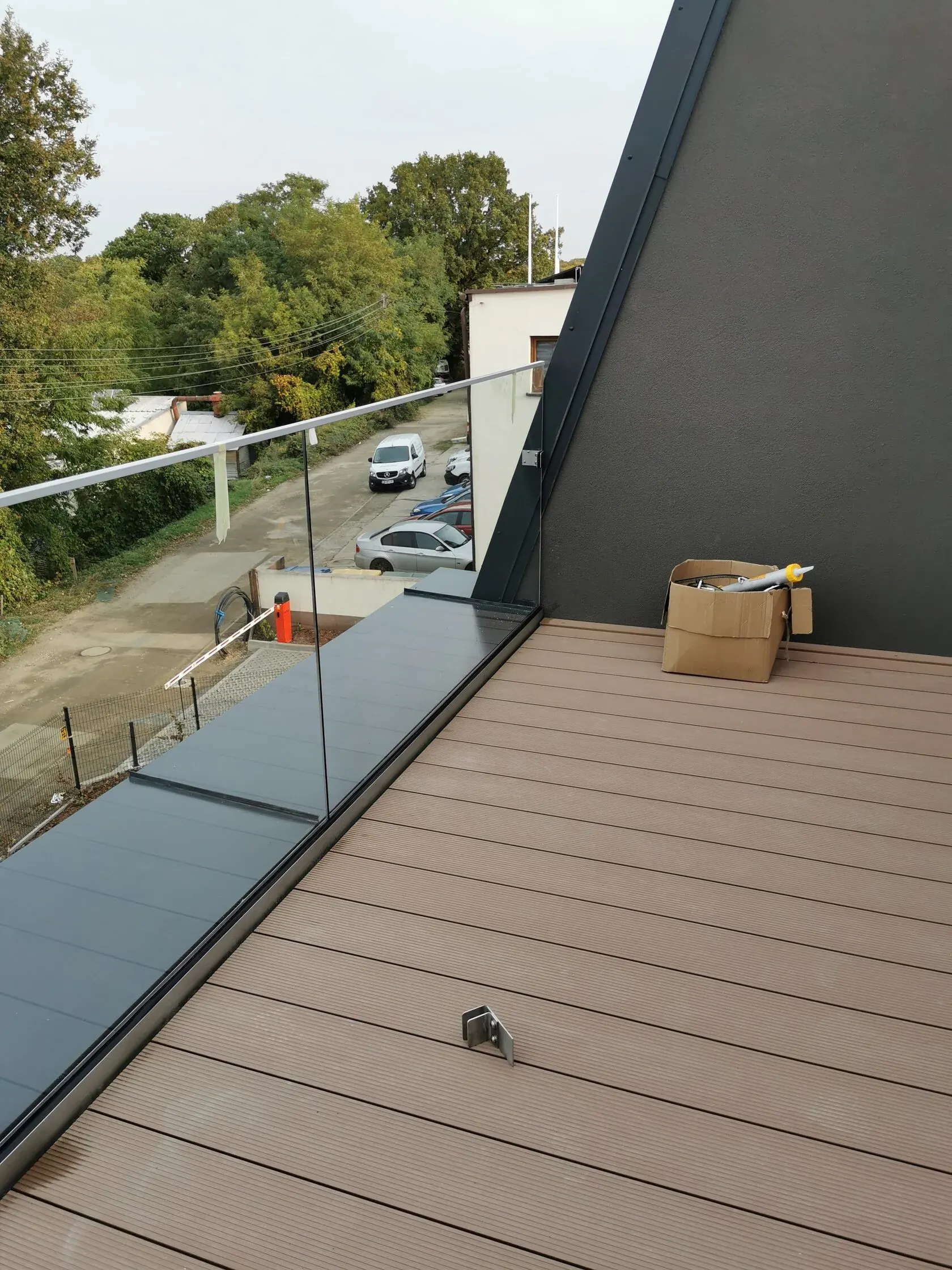 Balustrady szklane
